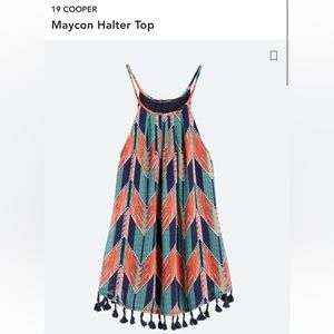 Stitch Fix 19 Cooper Maycon Tassle halter top Small